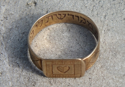 jewish holocaust wedding rings