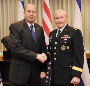 DEFENSE MINISTER YAALON MEETS WITH US COUNTERPART DEMPSEY